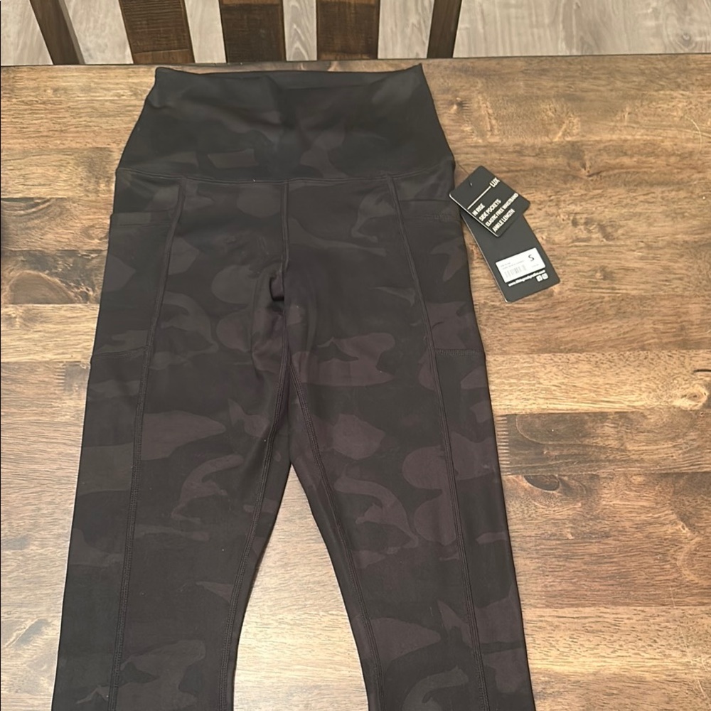 Black Camouflage Leggings